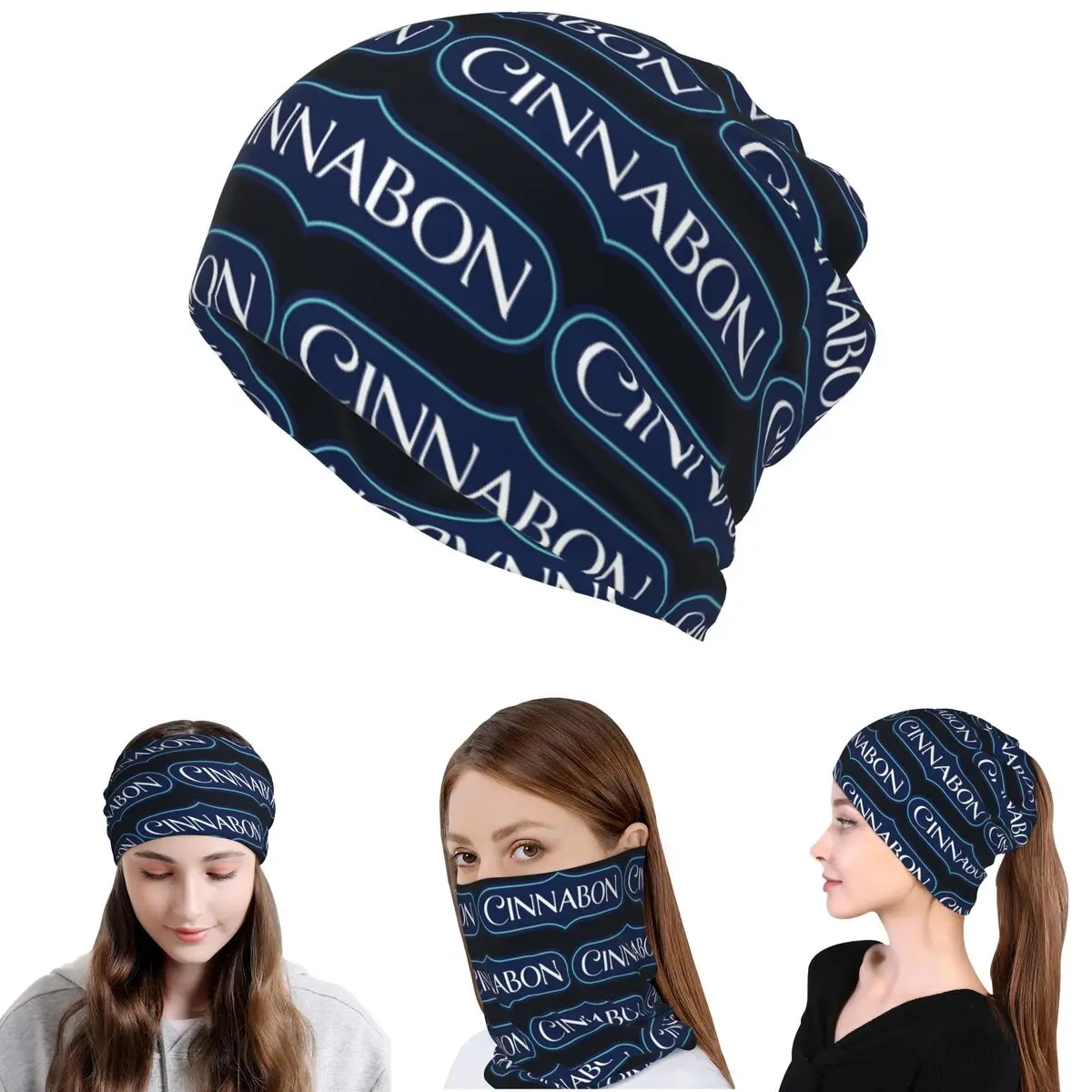 Cinnabon Resto Bandana Halstuch Wickelschal Multifunktions-Radschal Mütze Unisex Erwachsene Winddicht