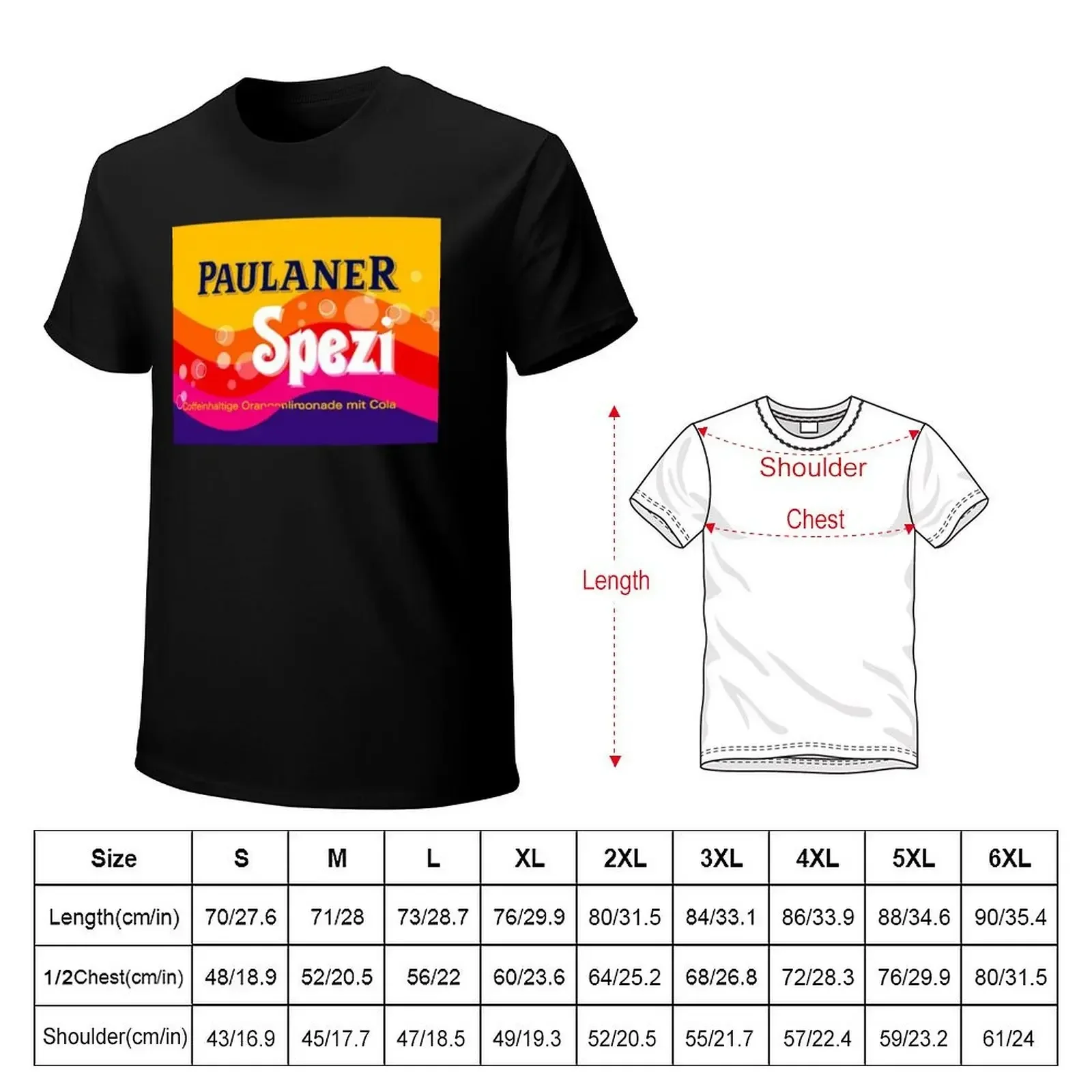 Paulaner Spezi T-shirt graphics aesthetic clothes sublime men graphic t shirts