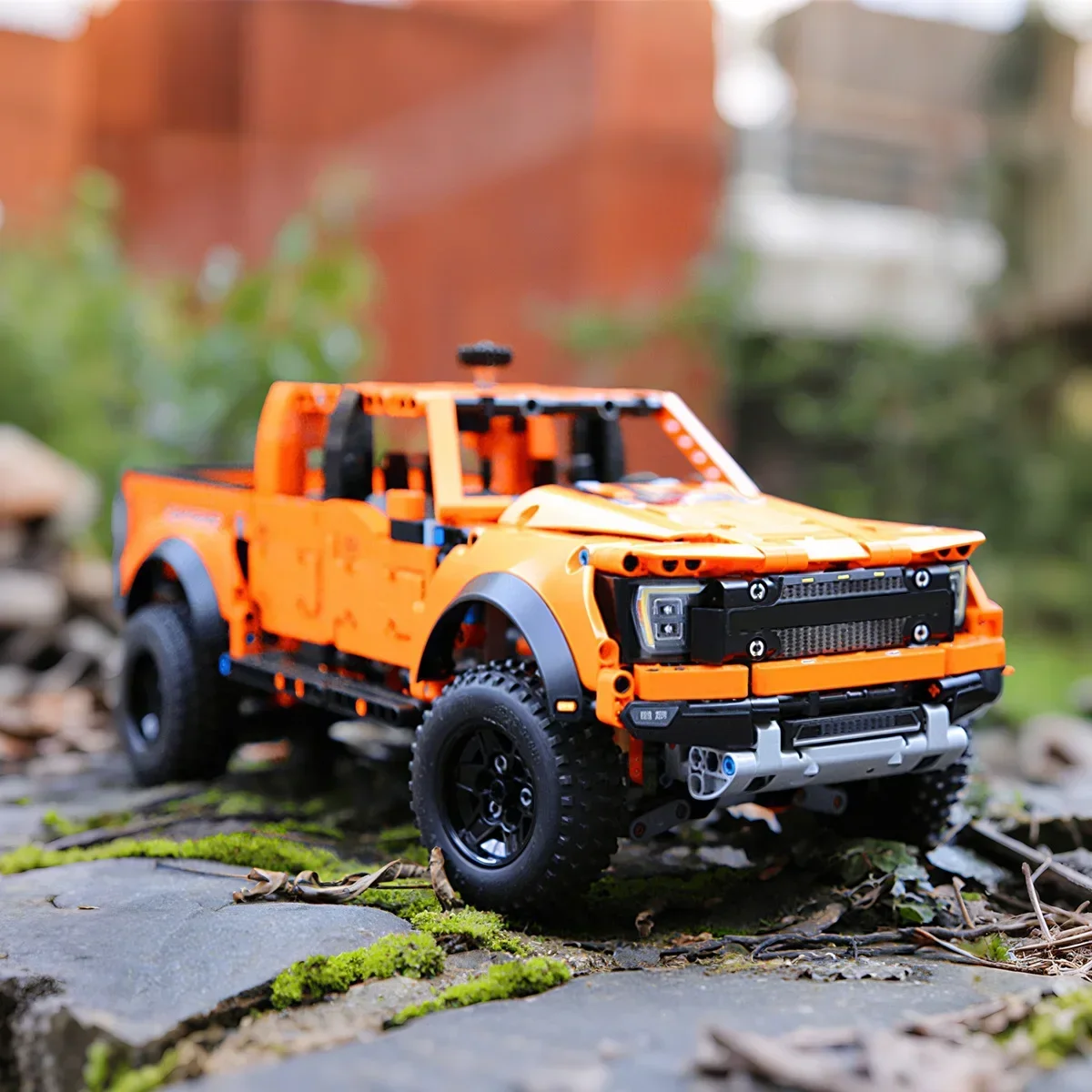 テクニカルブリック-オフロードスポーツ車両-ピックアップトラック-f-150-ラプターズ-カーレーシングモデル-組み立てブロック-おもちゃ-ギフト