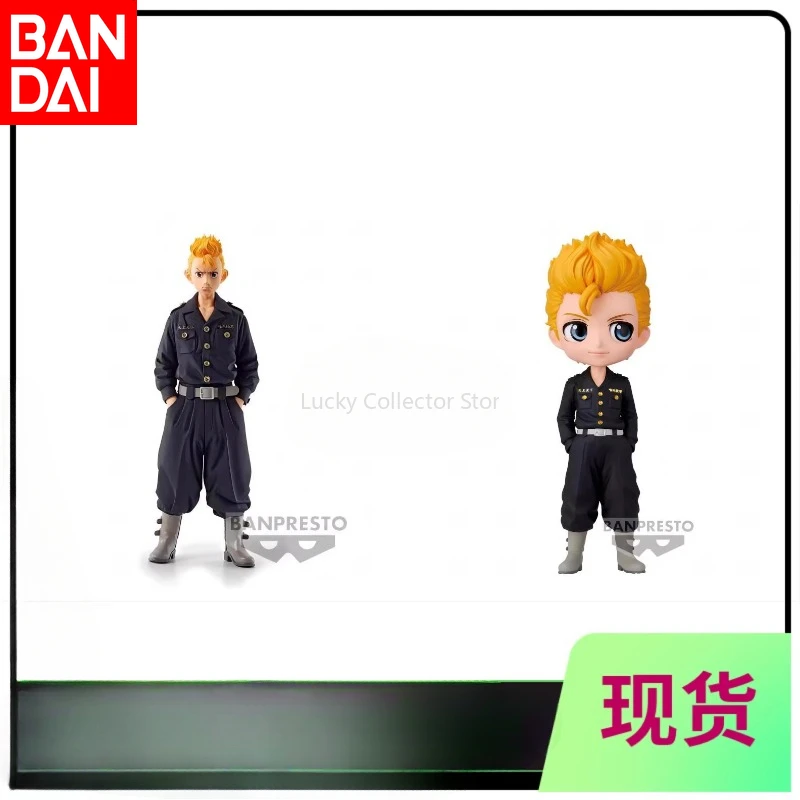 Bandai Original Tokyo Avengers Hanagaki Budo Vol.2 Q Posket paisaje colección de modelos de mano regalos de vacaciones para niños en Stock