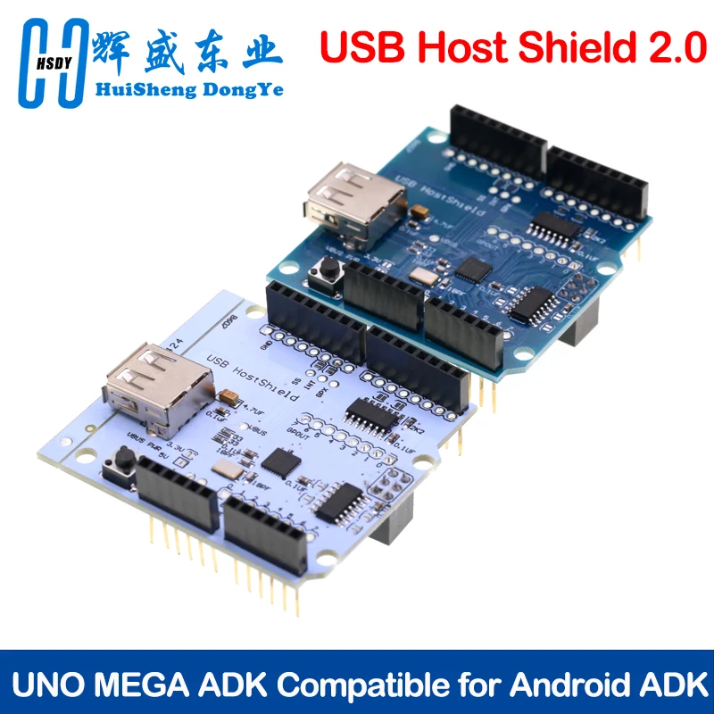 USB Host Shield 2.0 für Arduino, kompatibel mit UNO MEGA ADK, für Android ADK DIY Elektronik-Modulplatine