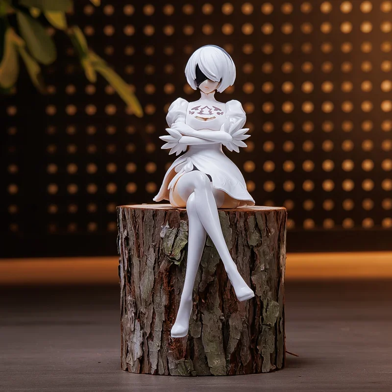 Anime Figures 13cm NieR Automata 2B Action Mechanical Lifeform Anime Figurine Statue Pvc Model Doll Collection Toy Gift Kids view 4