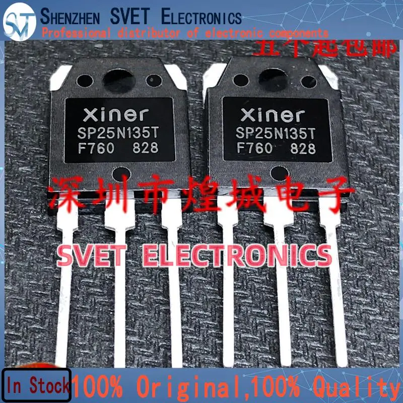 10PCS-50PCS  SP25N135T  TO-3P  IGBT   Quick Delivery  Fast shipping