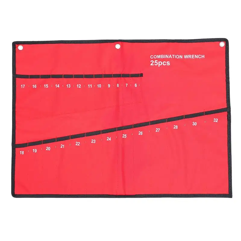 

Repair Tools Storage Bundle Bag Wrench Storage Pouch Tool Roll Bags Small Tool Roll Spanner Holder Pouch Wrench Organizer Pouch