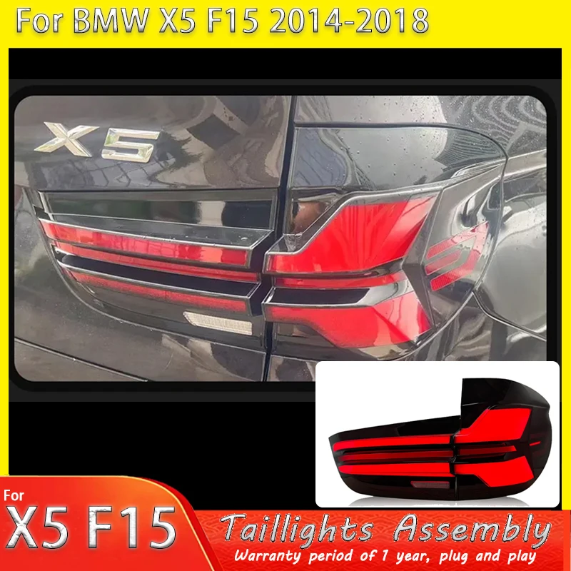 

Автомобильные фонари для BMW X5 F15 X6 F16, задние фонари 2014-2019, светодиодные автомобильные лампы, дневные ходовые огни, динамические указатели поворота, автоаксессуары