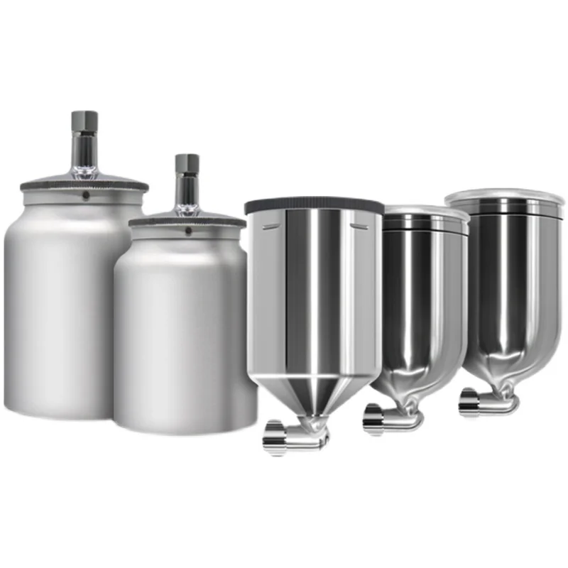 Imagem -05 - Alumínio Pistola de Pulverização de Cobre Upper Pot Lower Pot Paint Cup Parts Boutique Integrated Molding W71 W101 W-77 Aço Inoxidável