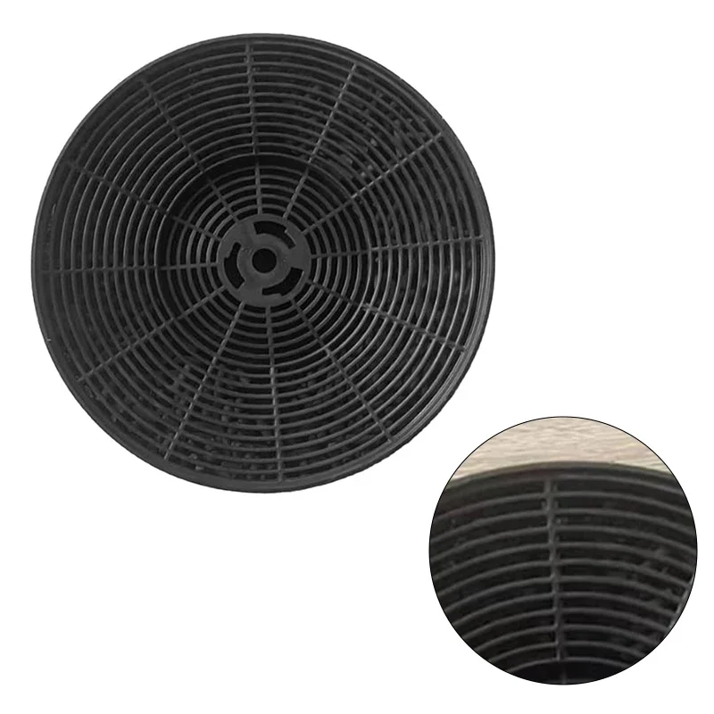 Extractor Hood Round Active Charcoal Filter Replacement Kitchen Filter Range Hood Activated Carbon Filter 175mm*175mm*15mm