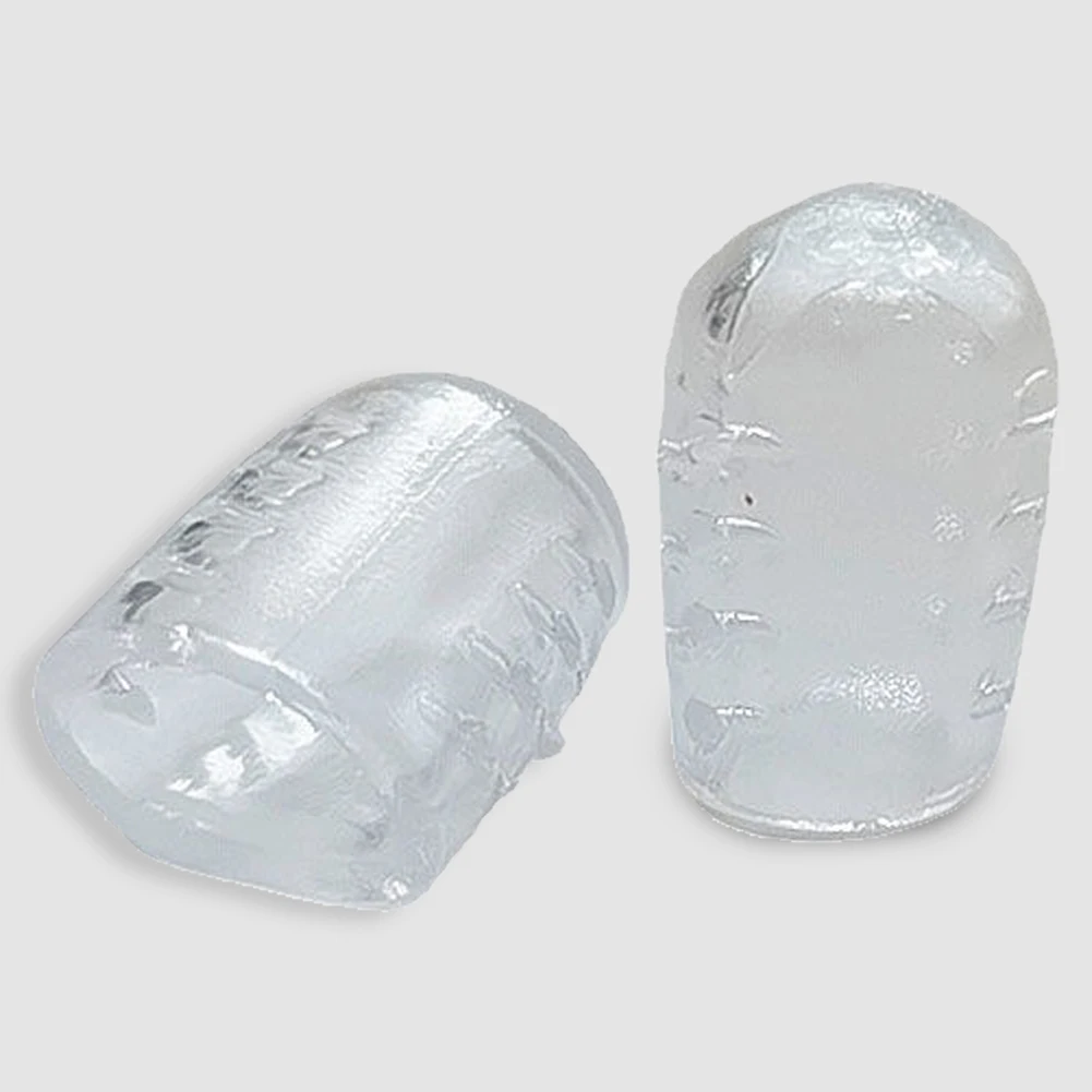 2-10Pcs Toe Protection for Men Women Relief Pain Silicon Resin Toe Caps Cover Transparent Sweatproof Wear-Resistant Protectors