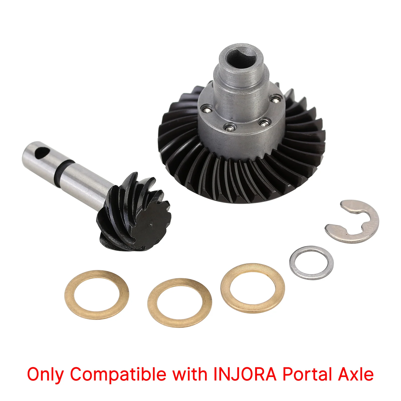 INJORA Metal CVD Dogbone Shaft Axle Gears for 1:10 RC Crawler INJORA YQCQ-04 Portal Axles Replacement Parts