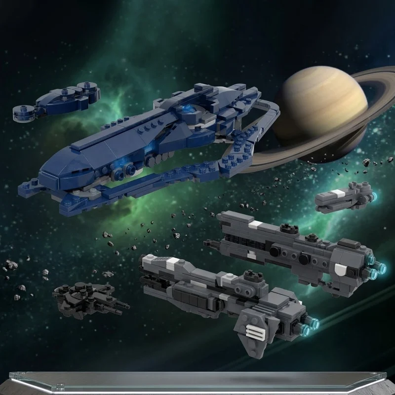 qwert Popular Games Model MOC Building Bricks Classic Battleship Modular Technology Assemble Children Toys Suit Gifts Holiday