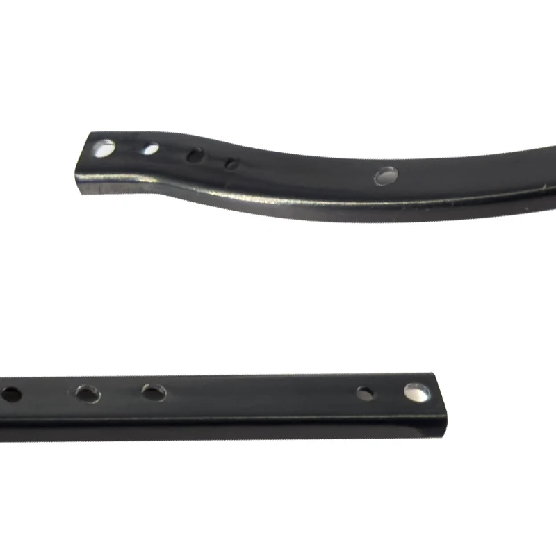 Axial Scx10 Upgrades Parts Metallic Black Steel 6x6 Chassis Frame Rails chassis body For 1/10 90046 90047 Rc Car Accessories
