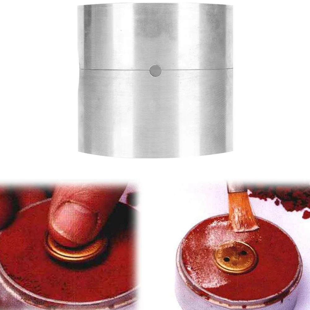 

Mini Ring Casting Aluminum Alloy DIY Jewelry Making Tool Cylindrical Casting Container for Metal Jewelry Making Processing