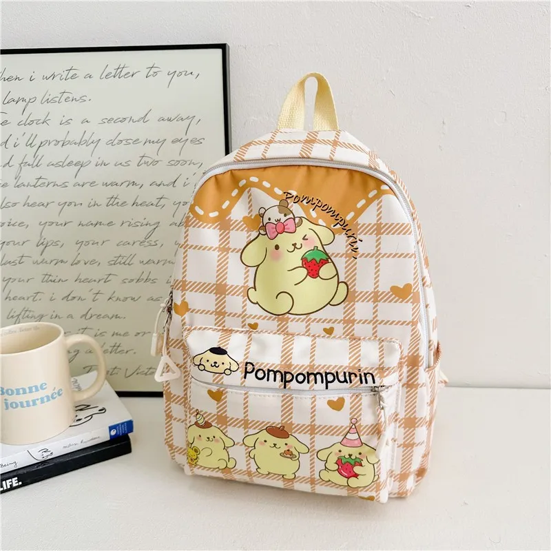 Sanrio Backpack Hello Kitty My Melody Cinnamoroll Kuromi School Bag Large Capacity Student Cartoon Backpack For Kids Study Gifts