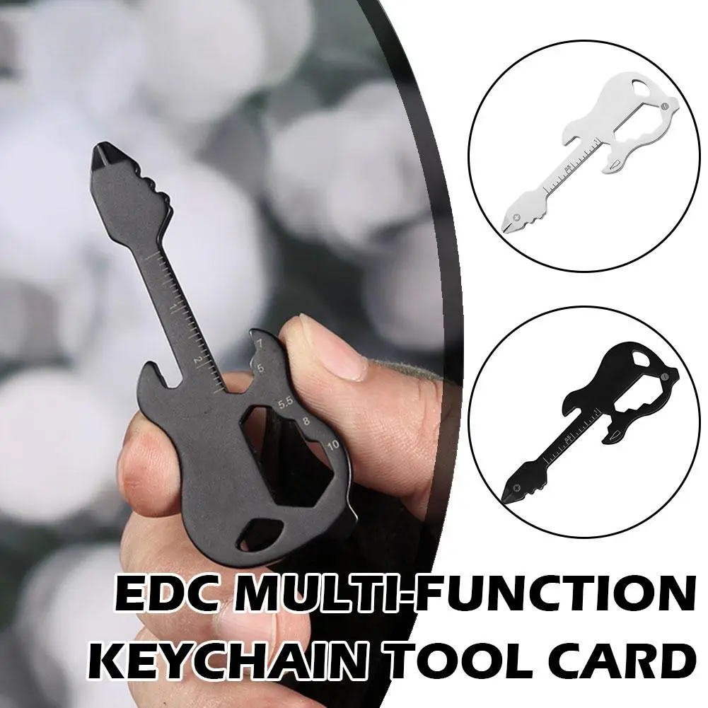 EDC Multi-function Keychain Tool Card Gift Pocket Tool Portable Card EDC Keychain Tool Multi-function Multi-function Z3S9