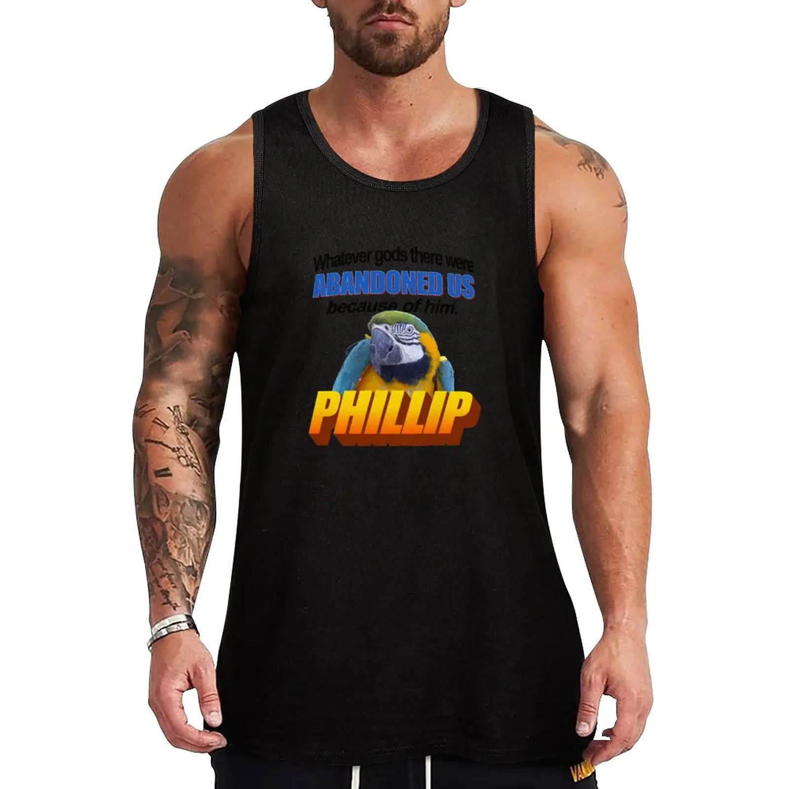 Phillip the Evil WordArt Tank Top Comfort Stretch Tank Top Relaxed Fit Sleeveless