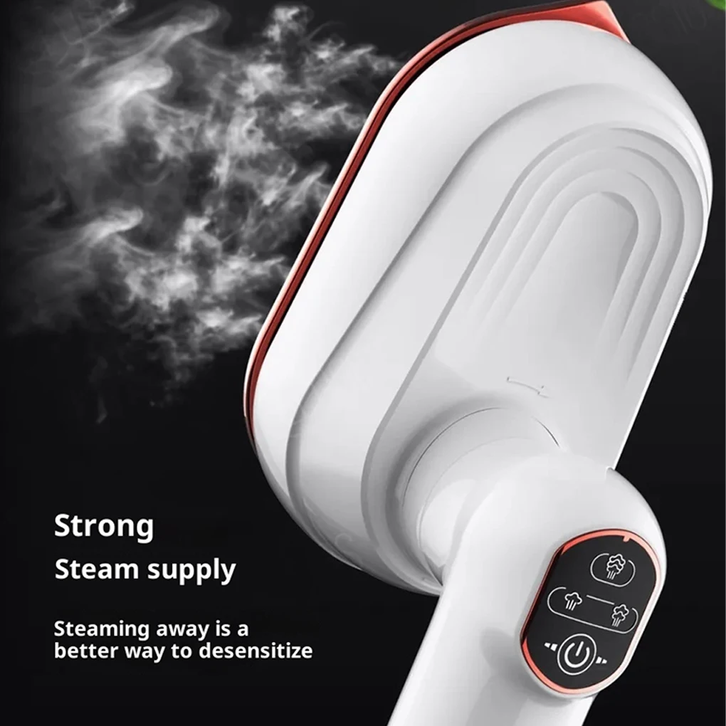 جهاز بخار للملابس من سبائك التيتانيوم 2025 مع شاشة عرض رقمية متعددة الأغراض مناسبة للمنزل والسفر قابس الاتحاد الأوروبي المحمول