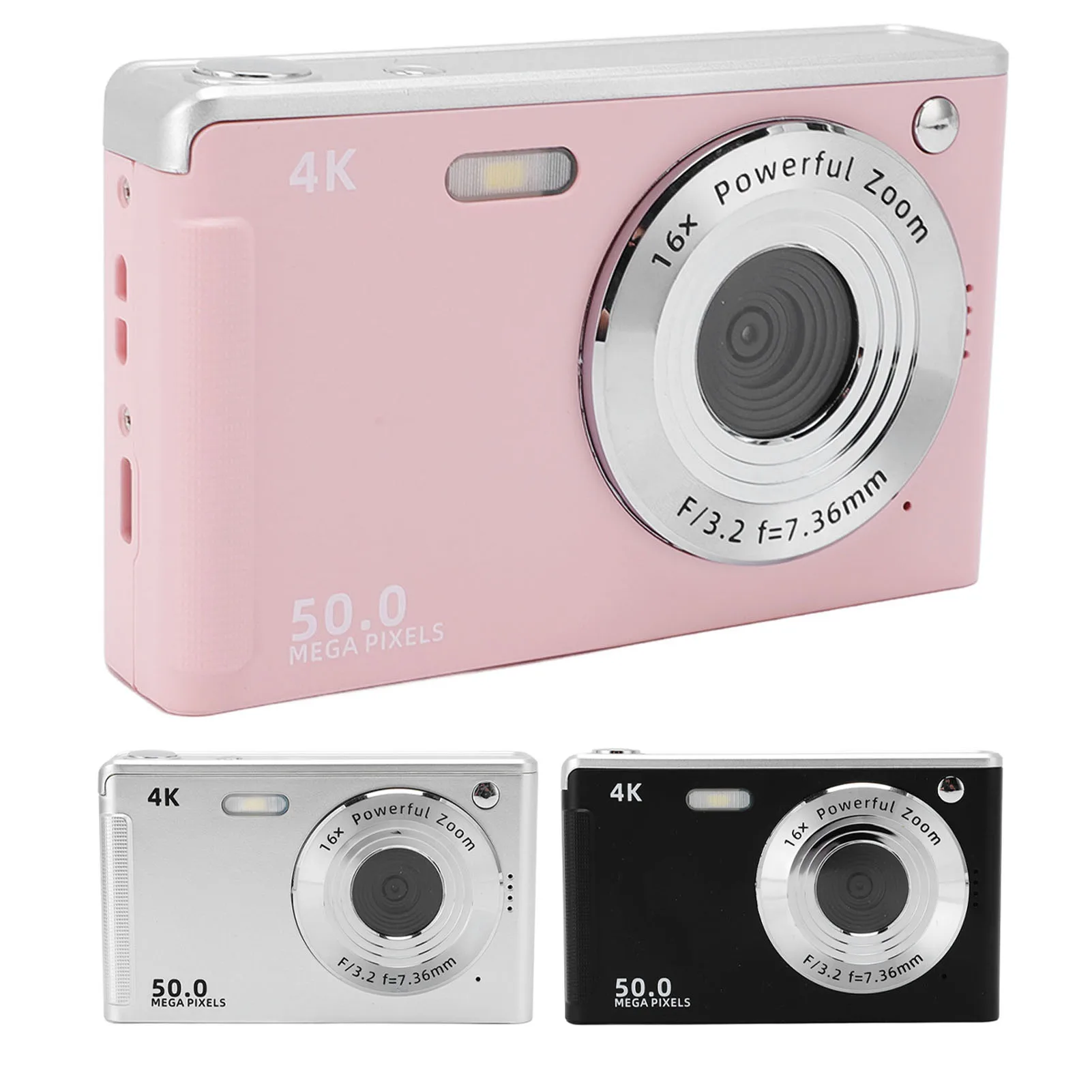 

Компактная цифровая камера, заполняющая лампа, 2,8-дюймовый экран, цифровая камера с защитой от сотрясений, AF, автофокус, 700 мАч, 4K, 50 МП, 16-кратный зум для пейзажа