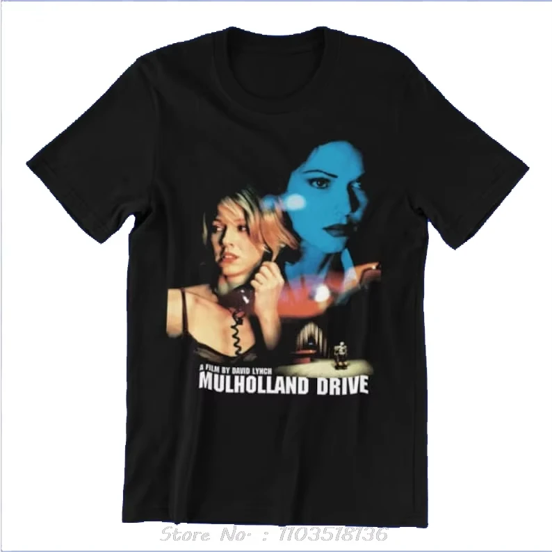 Grafisches Mode-T-Shirt „Mulholland Drive David Lynch Movie“ T-Shirt 1040 Unisex-T-Shirt Herrenbekleidung Fitness-T-Shirt