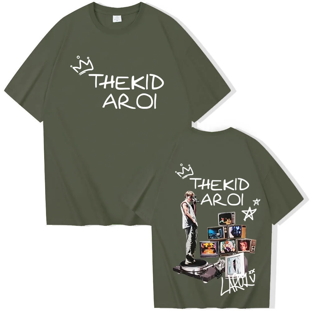 The Kid LAROI The First Time Tour 2026 T-shirt Man Woman Harajuku Short Sleeve O-neck Casual Shirt