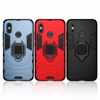 Shockproof Armor Case for Xiaomi Mi 8 Case Ring Holder Stand Phone Back Cover for Xiomi Mi 8 MI8 Xiaomi8 Funda Capa