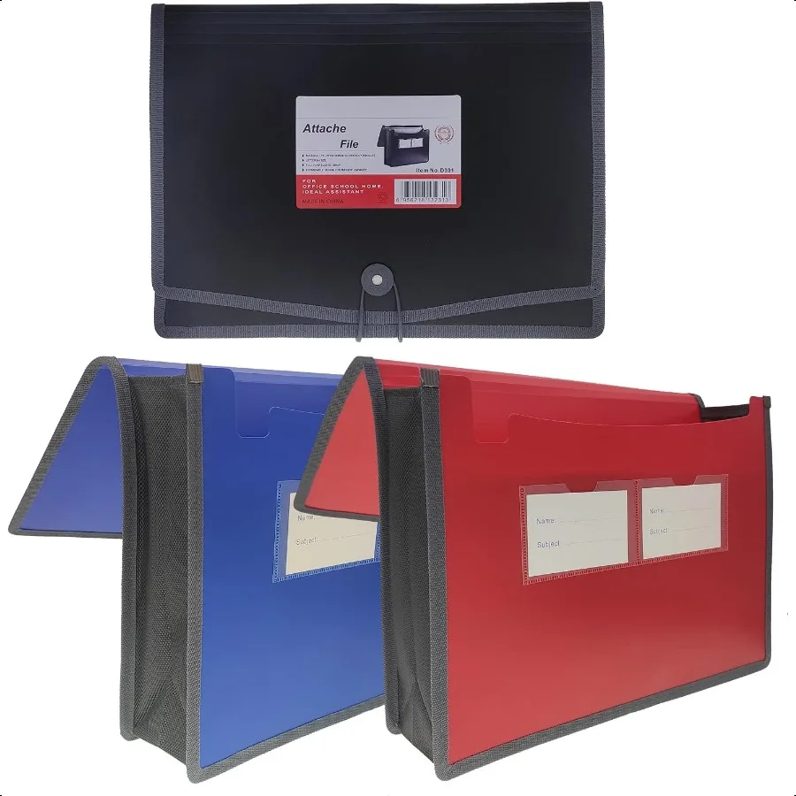 

Premium Quality Plastic Expanding File Folder Document Organizer 3.5 Expansion A4 Letter Size for Home School Office Organizati
