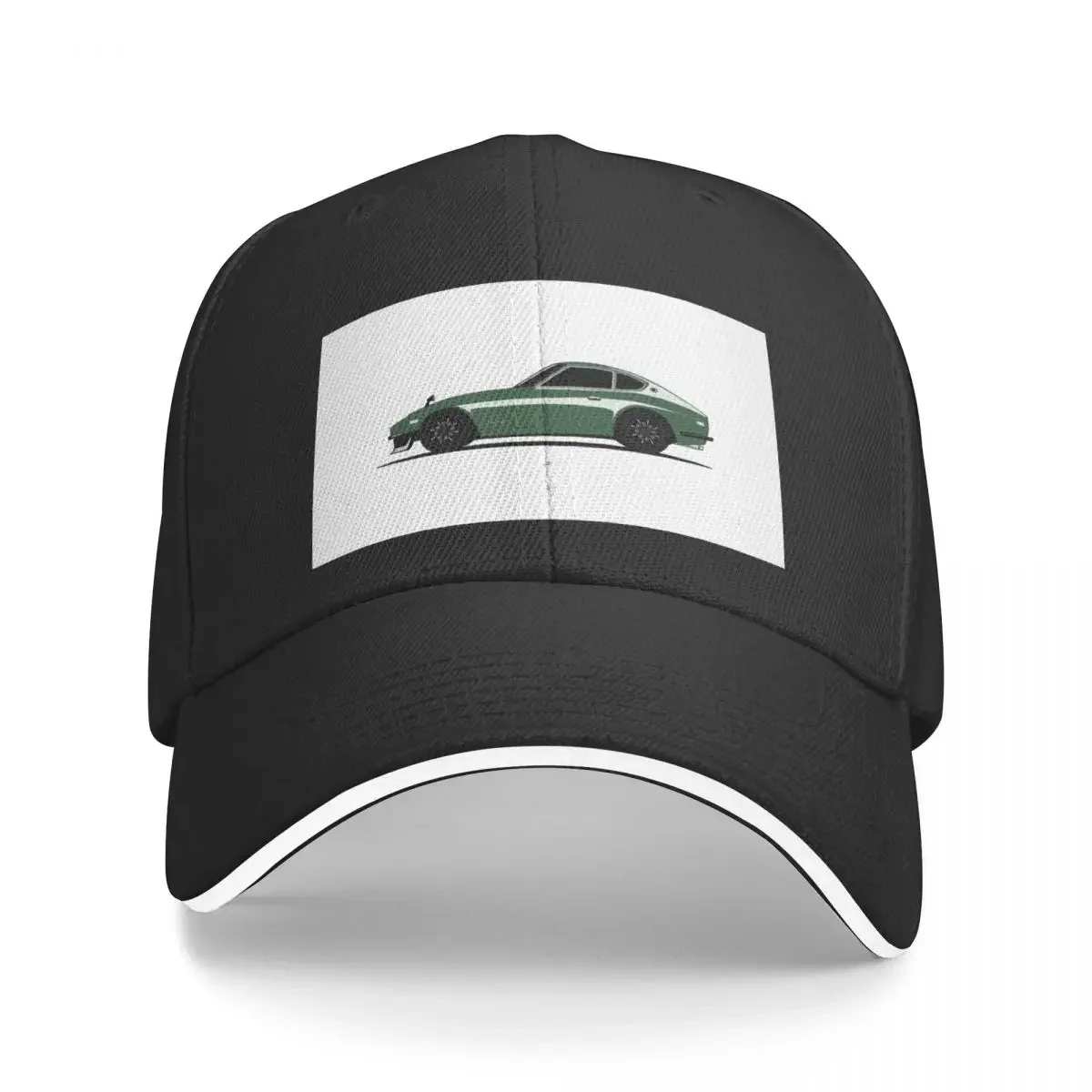 

New Datsun 280z racing green art Baseball Cap sun hat Fashion Beach fashionable cute Men Cap Luxury Brand Women's