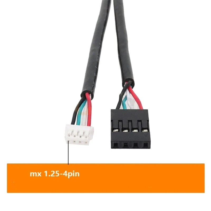 1PC 4PIN DuPont Line DuPont 2.54-4P to MX1.25-4P USB Data Extension Cable for Printer Motherboard PC DIY DropShipping