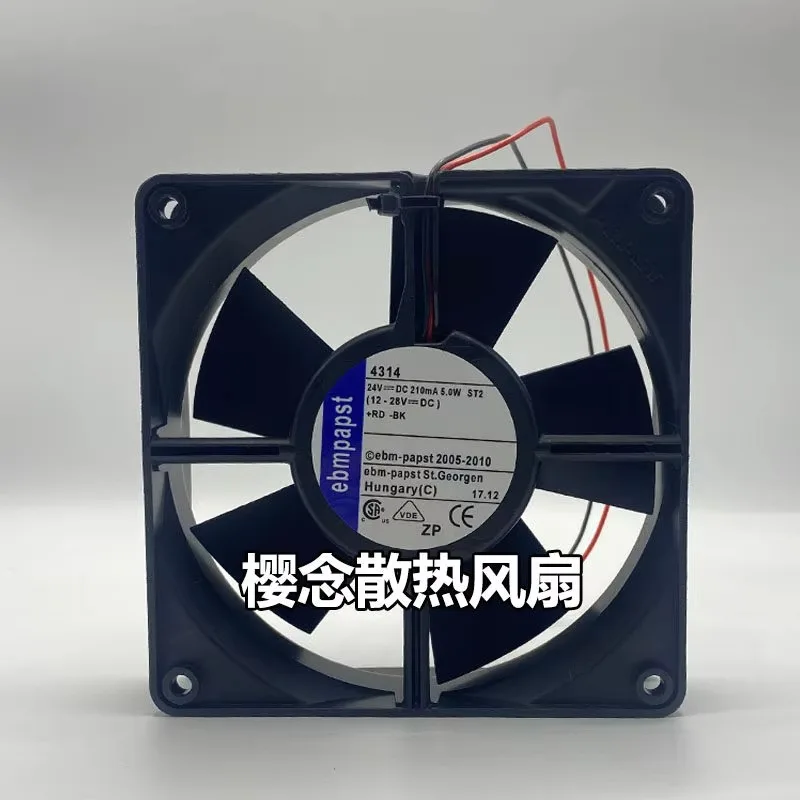 ebmpapst 4314 5W 24V 12032 Inverter Control Cabinet Cooling Fan for 12CM