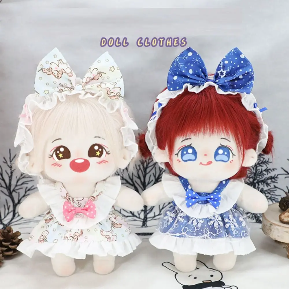 

Cute Doll Lovely Clothes 2 Styles With Cartoon Headband Accessories Doll Skirt Accessories 20cm Cotton Doll/EXO Idol Dolls