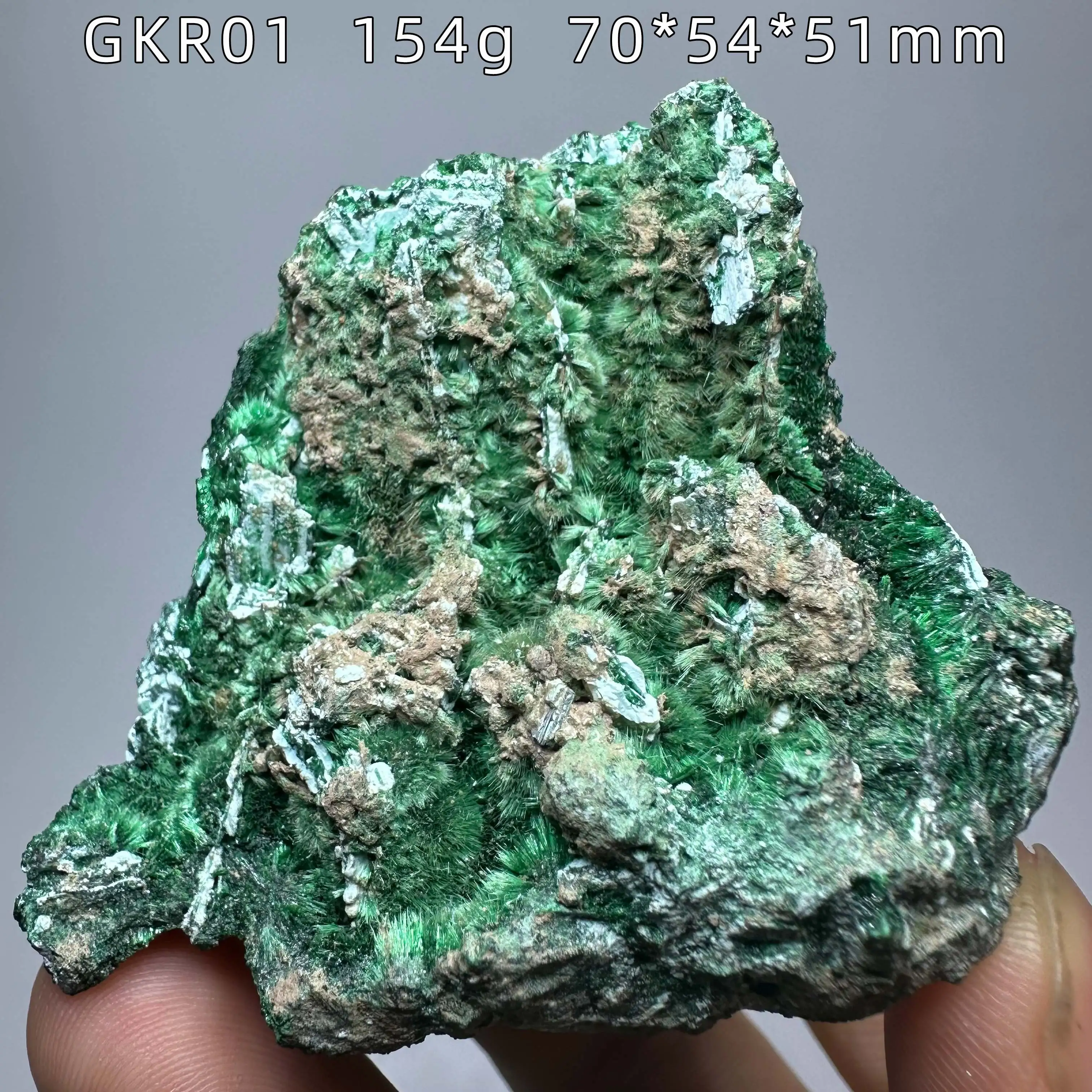 Natural chrysocolla malachite mineral specimen fluff is fine and needle suitable for spiritual healing, home decoration