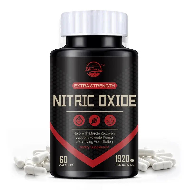 Nitric Oxide Supplement Extra Strength L Arginine 3X Strength Highest Potency