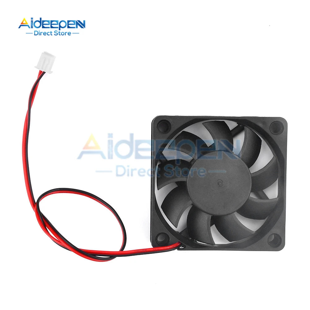 6015 Cooling Fan Brushless 3D Printer Parts 2Pin For Extruder DC Cooler Blower Plastic Fans envio gratis 5V 12V 24V 0.15A 0.2A