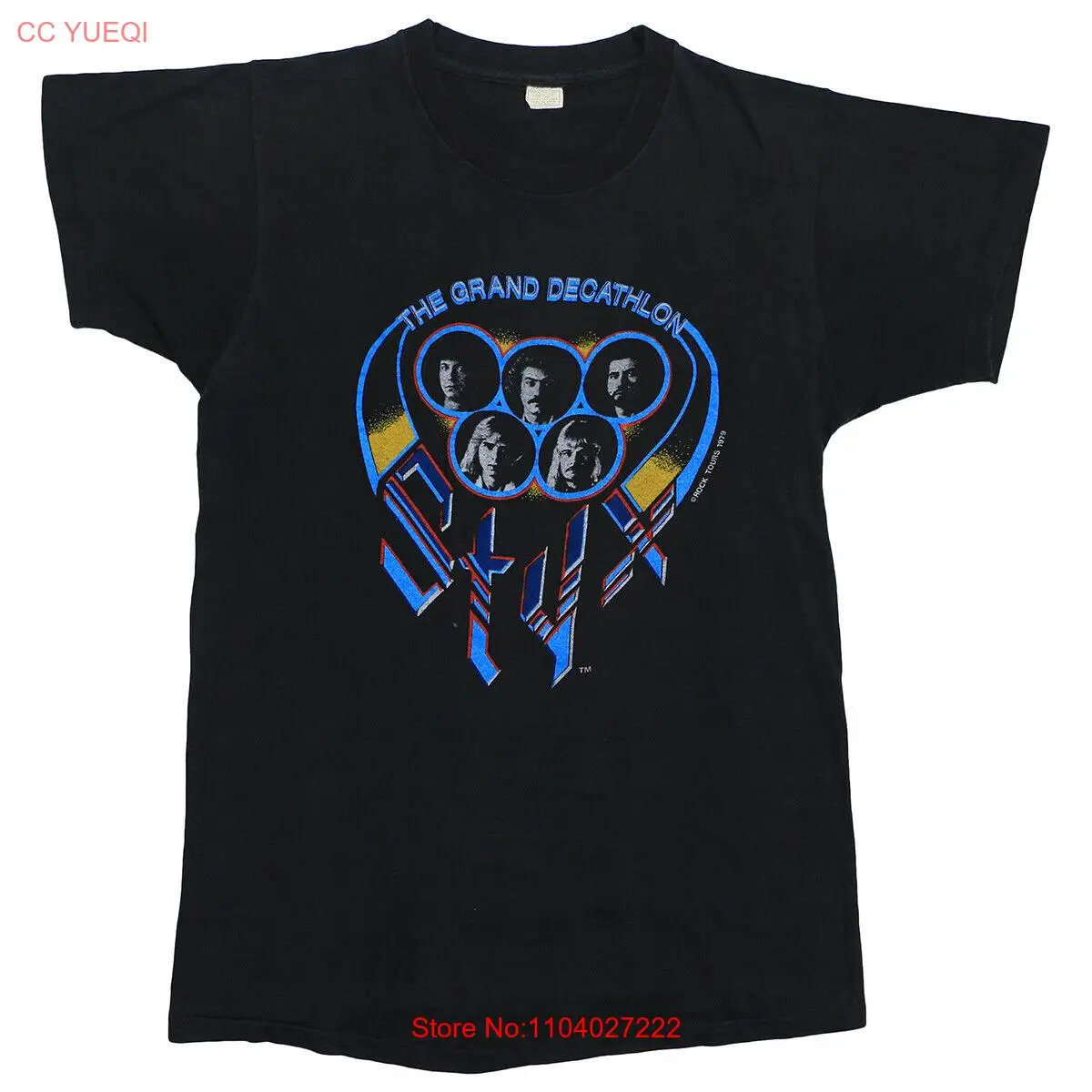 1979 Styx Cornerstone retro vintage Shirt, rock tour TE1865