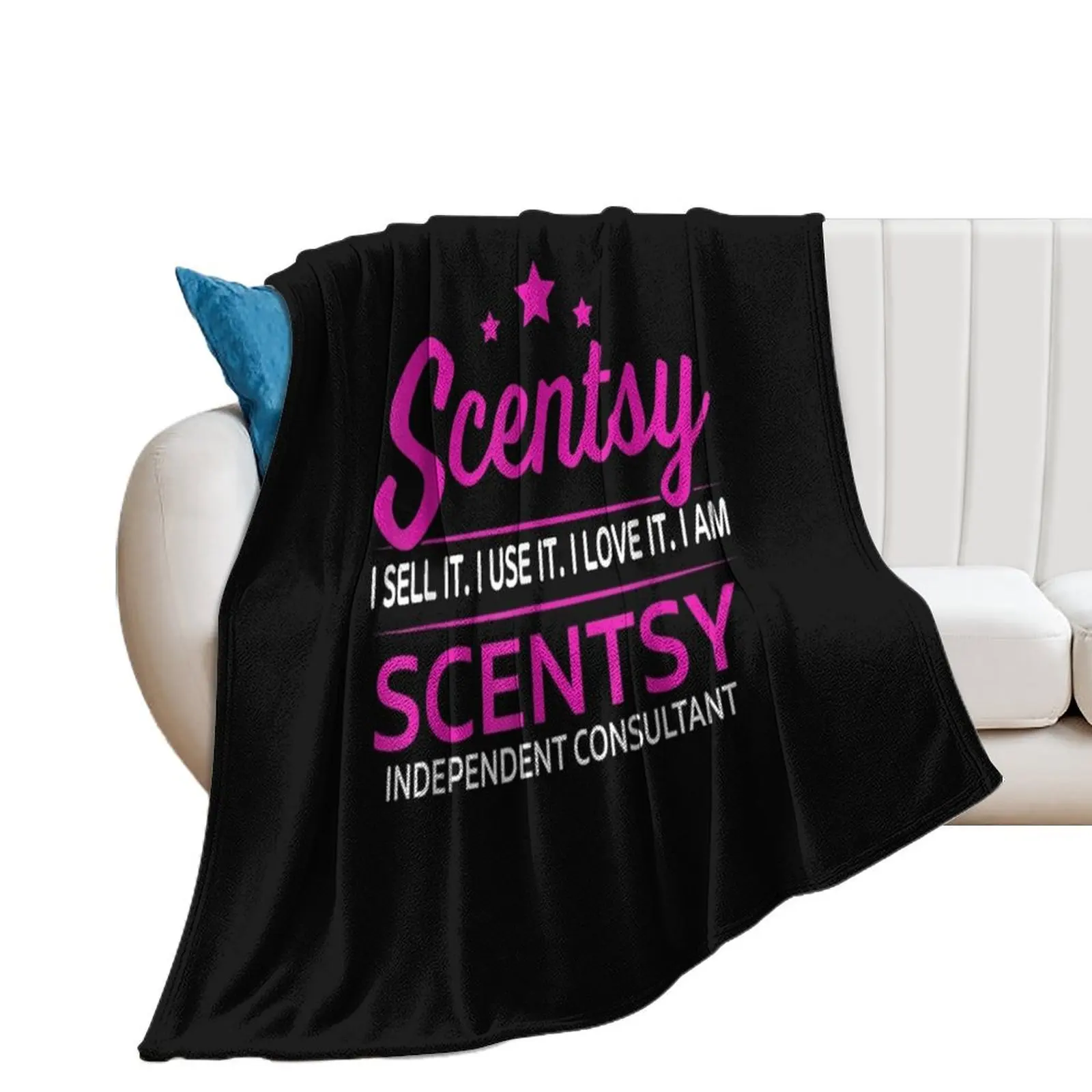 

Scentsy I undefined It I Use It I Love It Am Scentsy Throw Blanket Plush Blankets Sofas Of Decoration Blankets