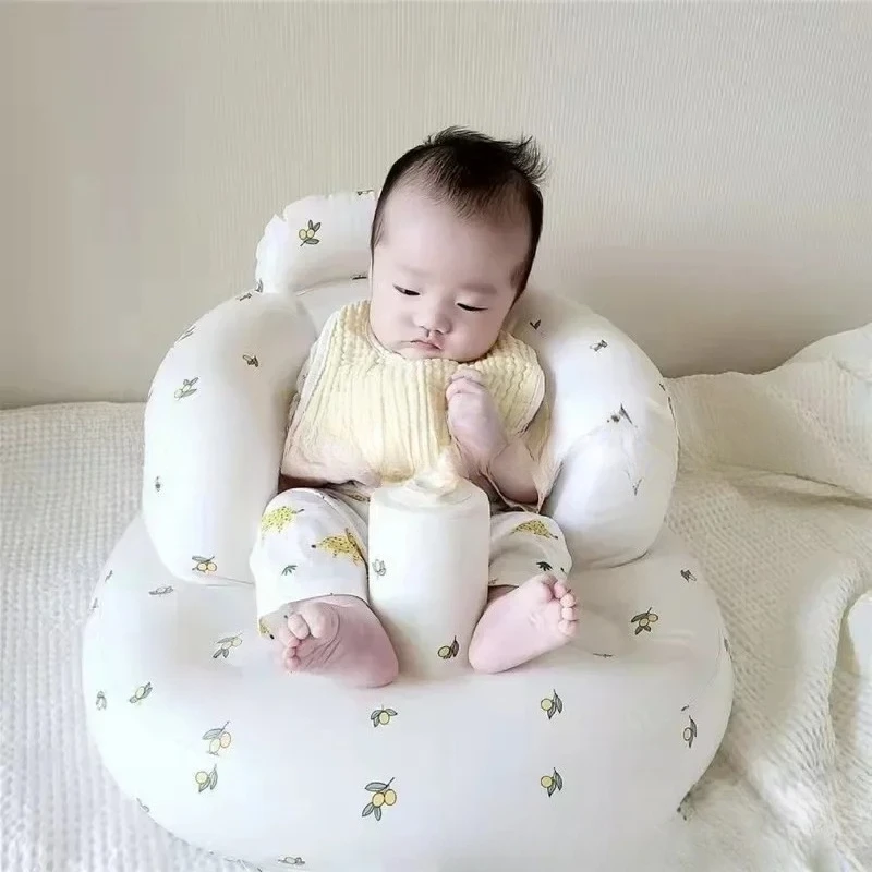 Ins Style Korean Popular Inflatable Seat Photography Props Foldable Safety Learning Seat Children's Home Inflatable Sofa