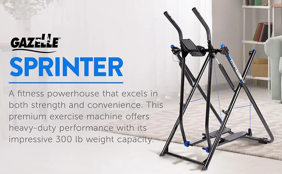 10-in-1 Compact Exercise Machine, 300lb Weight Capacity, Patented Dual Pivot, Fitness Computer