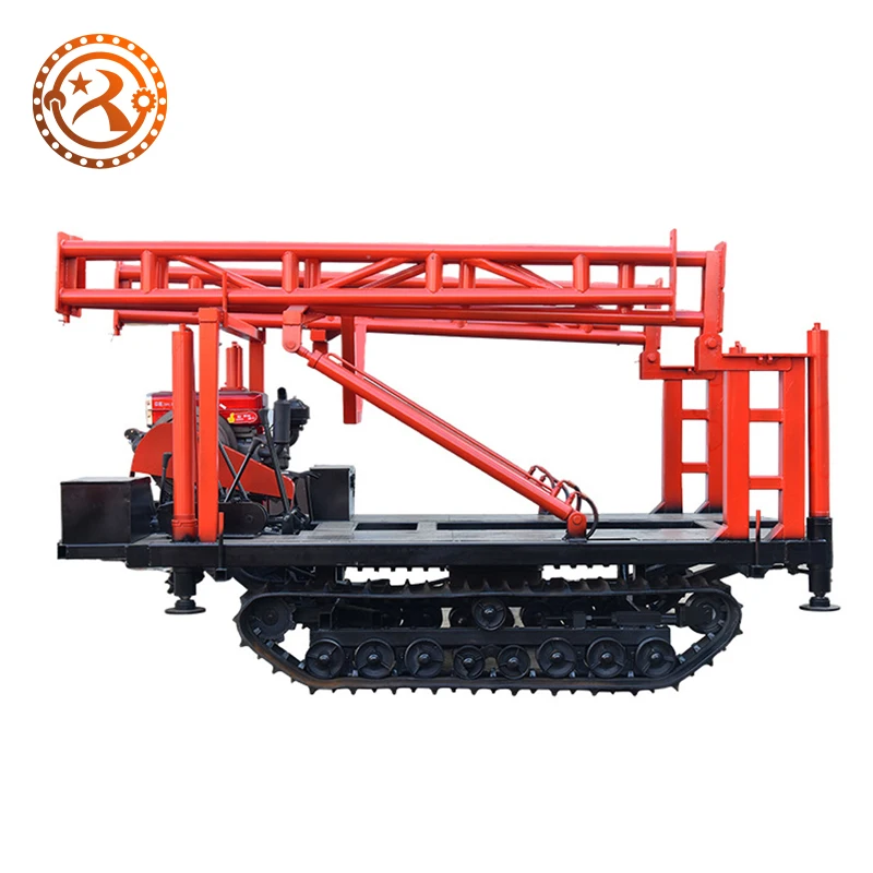 Fully Hydraulic High-efficiency Drilling Compatible with Geological Exploration Rigs Heavy-duty Rubber Track Chassis