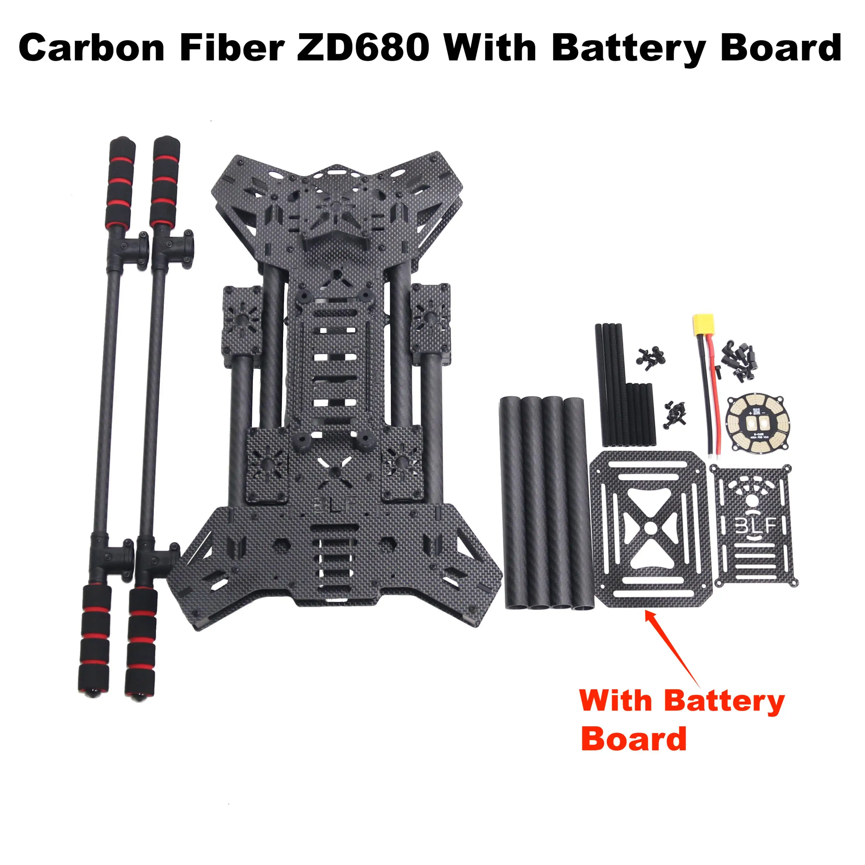 NEW ZD680 PIXHAWK2.4.8 M9N Full Carbon Fiber Hexa-Rotor Foldable Arm Hexacopter Frame Kit forCopter with Unflodable Landing Gear