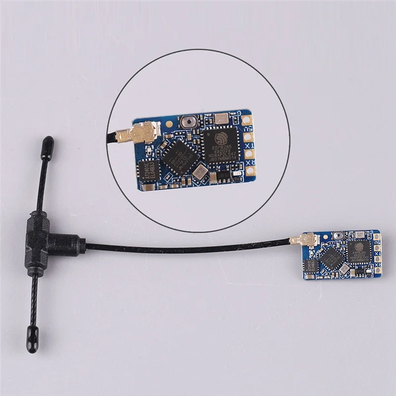 

Expresslrs ELRS 2.4G Long Range Receiver 50Mw With T-Type Antenna For RC FPV Traversing Drone Parts