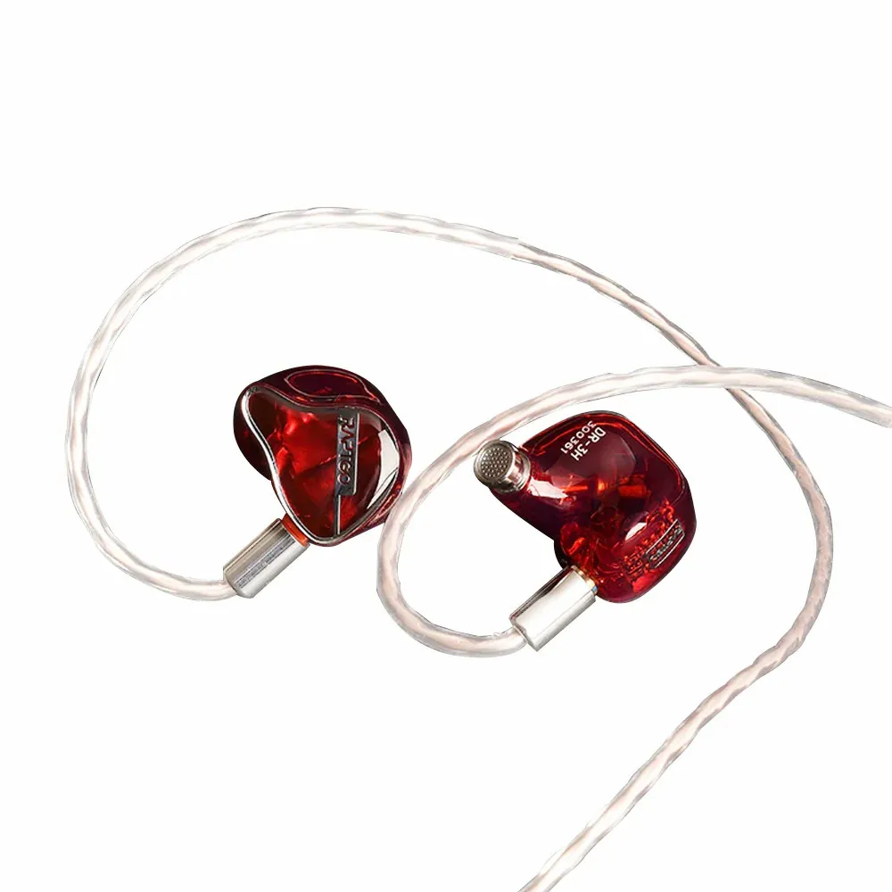 Ragtgo GR-DR3H   2BA+1DD Triple Hybrid Driver Handmade HiFi In-ear Earphone