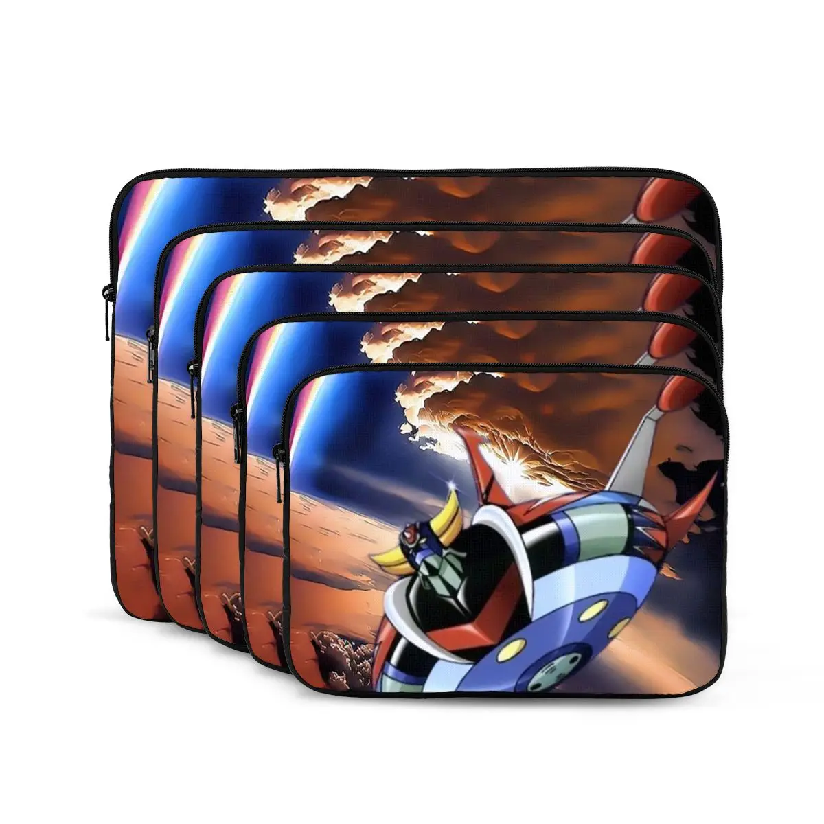 Goldrake Goldorak Anime Mazinger Z UFO Robot Grendizer Notebook Laptop Bag Notebook Sleeve Cover Bag Tablet Shockproof Case Bag