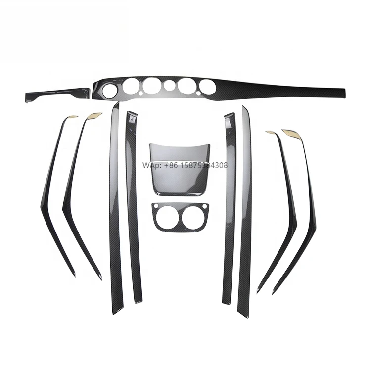 

13PCS REAL DRY CARBON FIBER INTERIORS TRIMS for S-CLASS S65 W222 S320L 2014-2017