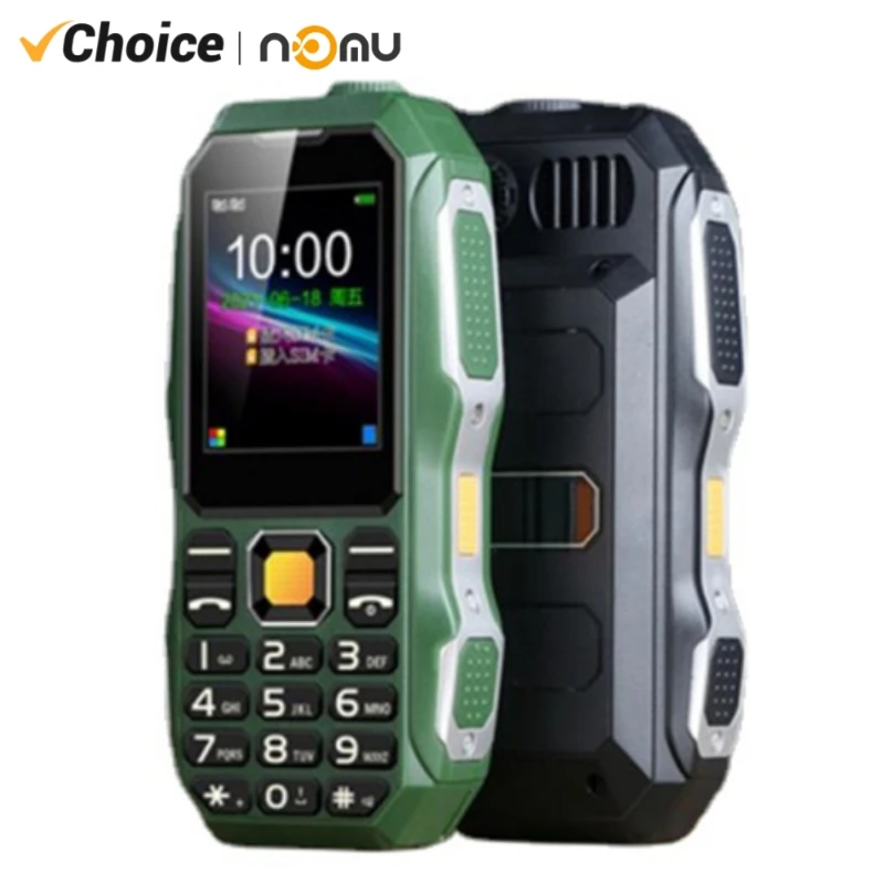 MINI Rugged Mobile Phone 1.8 Inch Push Button Dual Sim Bluetooth Flashlight MP3 FM BigHorn Cheap Dustproof Shockproof CellPhone 