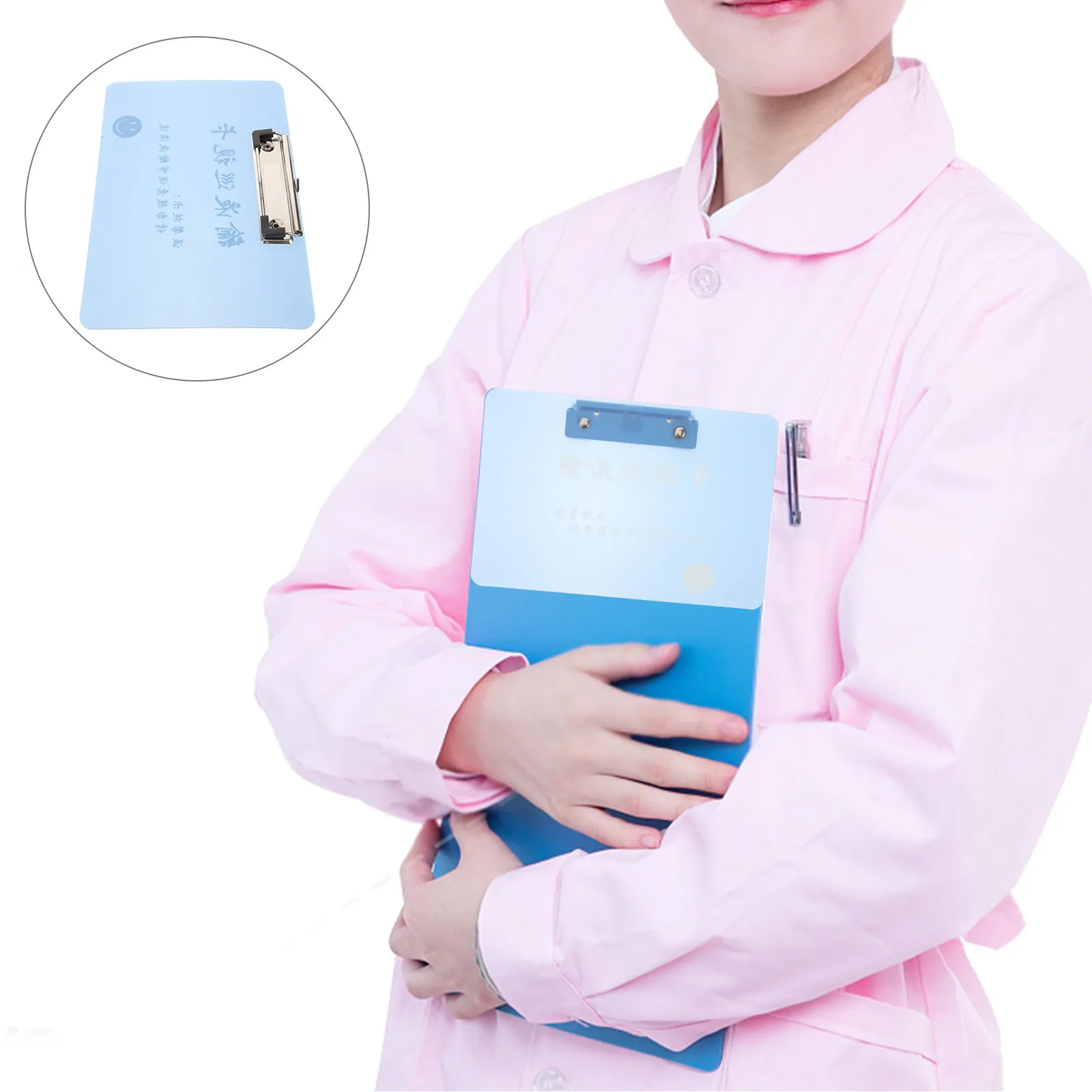 

Multipurpose Clipboard Nurse Clipboard Hospital Writing Board Medical Records Plastic Writing Pad Portable Nursing Clip Board