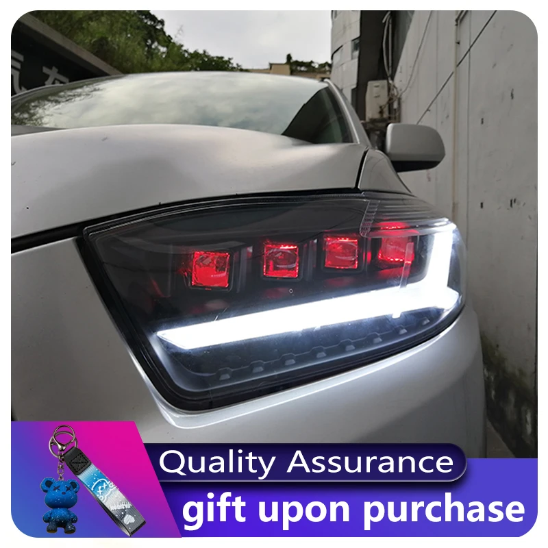 

2 шт. автомобильные лампы для Toyota Highlander 2007-2011, передний фонарь DRL, указатель поворота, светодиодный объектив проектора, автоаксессуары