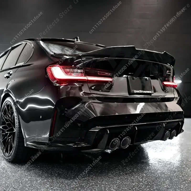 For Bmw 3 Series G20 320i 330d 330e 330i M340i M 340d G80 M3 2019-2023 PSM Style Rear Roof Lip Spoiler Wing ABS Car Accessories view 3