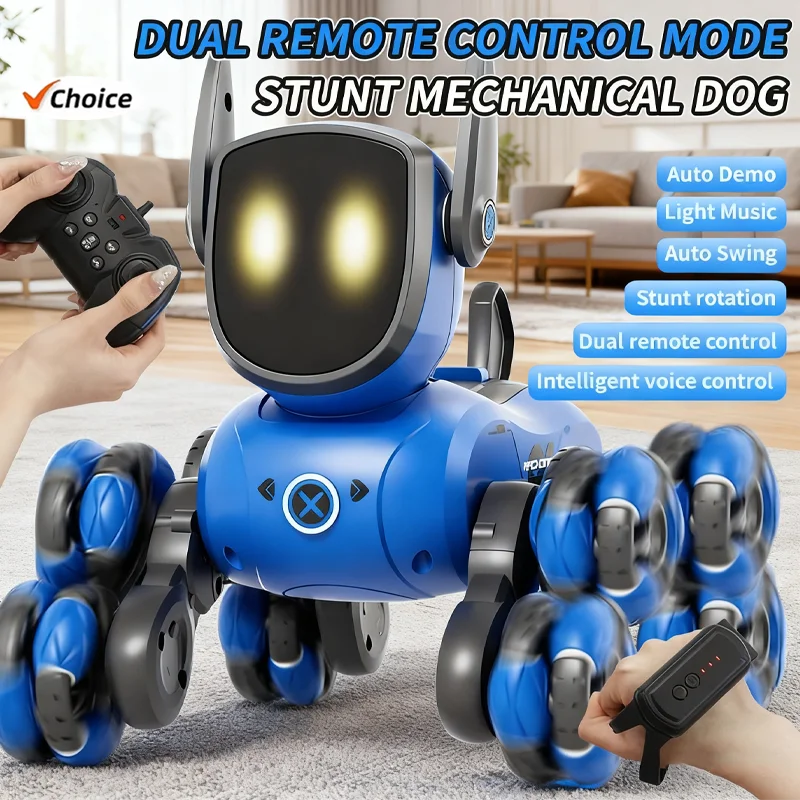 

JJRC Q200 маленькое восьмиколесное распознавание жестов, многофункциональное голосовое взаимодействие, радиоуправляемая машина для трюков, игрушки для собак, детей, мальчиков, подарки для мальчиков