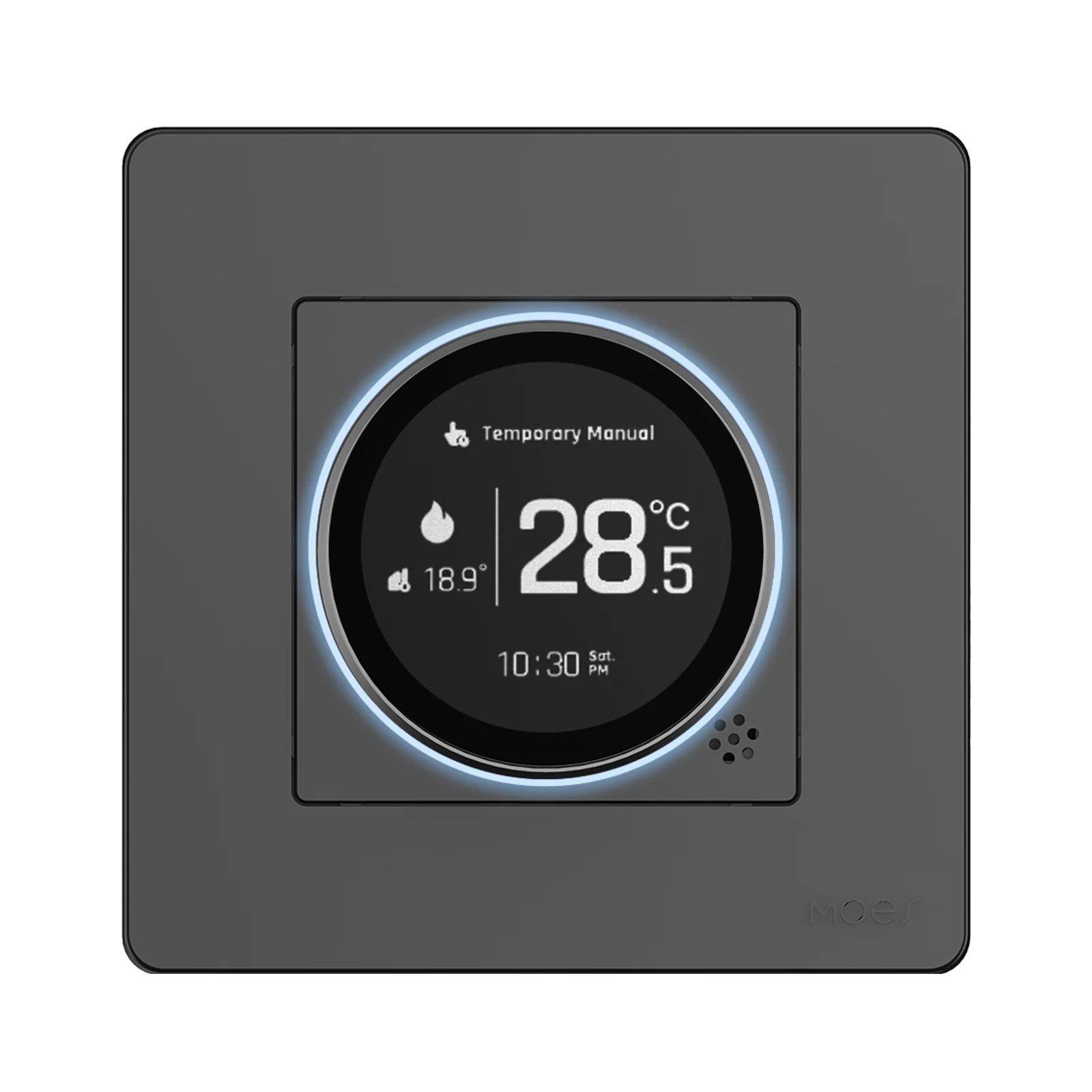 Smart Knob Thermostat For Zigbee Temperature Controller Star Ring Series App Remote Timed Energy-saving Intelligent Switch