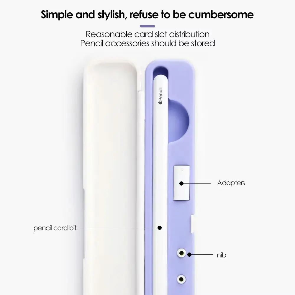 2025 New Box for Apple Pencil Case for Apple Pencil 2nd Generation 1st Gen Stylus Pen Holder Protective Case iPad Pen Accessory
