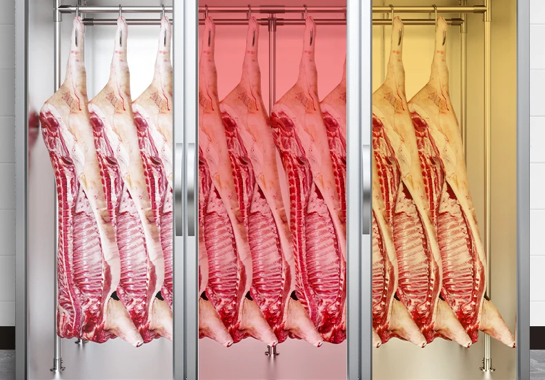 Yinzheng Hanging Meat Cabinet Commercial Beef and Mutton Fresh-keeping Display Cabinet Refrigerated Freezer